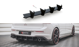 Maxton Racing Durability Rear Diffuser V.1 Volkswagen Golf 8 Gti  - Black