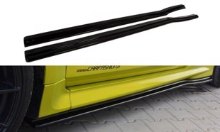 Maxton Side Skirts Diffusers Ford Focus RS Mk2 - Gloss Black