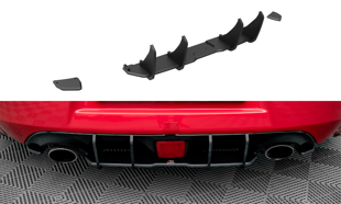 Maxton Street Pro Rear Diffuser Nissan 370Z  - Red