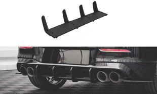 Maxton Street Pro Rear Diffuser Volkswagen Golf R Mk8 - Red