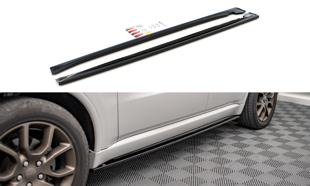Maxton Side Skirts Diffusers Dodge Durango Rt Mk3 - Gloss Black