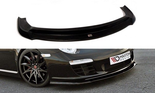 Maxton Front Splitter Porsche 911 Carrera 997.2 Facelift Model - Gloss Black