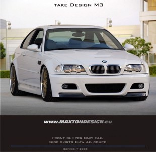 Maxton Front Bumper BMW 3 E46 Coupe & Cabrio < M3 Look >