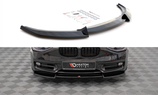 Maxton Front Splitter V.2 BMW 1 F20 - Gloss Black