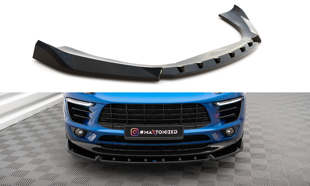 Maxton Front Splitter V.2 Porsche Macan Mk1 - Gloss Black