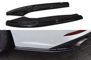 Maxton Rear Side Splitters Audi A5 S-Line F5 Sportback  - Gloss Black