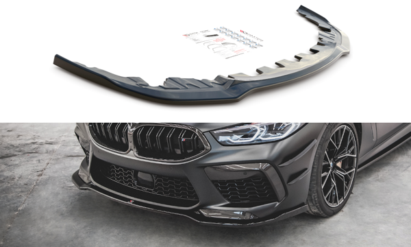 Maxton Front Splitter V.2 BMW M8 Gran Coupe F93 - Gloss Black