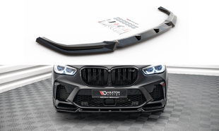 Maxton Front Splitter V.1 BMW  X5M F95 - Gloss Black