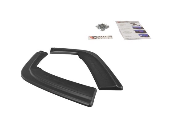 Maxton Rear Side Splitters BMW M3 E46 Coupe - Gloss Black