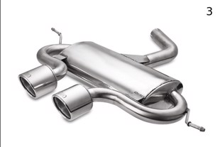 Maxton Volkswagen Golf VI, Golf V R32,  Scirocco 3  Sports Exhaust Muffler Exhaust - 3