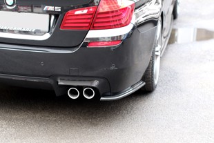 Maxton Rear Side Splitters BMW M5 F10 - Gloss Black