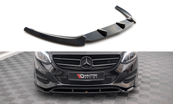 Maxton Front Splitter Mercedes-Benz B W246 Facelift - Gloss Black