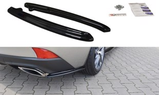 Maxton Rear Side Splitters Lexus Is Mk3 Facelift T - Gloss Black