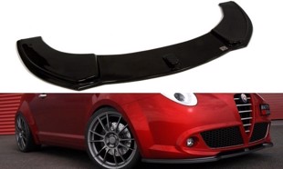 Maxton Front Splitter Alfa Romeo Mito - Gloss Black