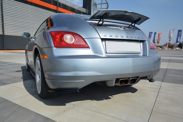 Maxton Rear Side Splitters Chrysler Crossfire - Gloss Black