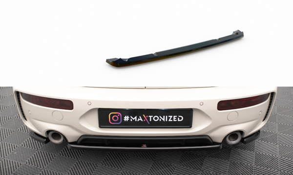 Maxton Central Rear Splitter For Mini Cooper Clubman John Cooper Works F54 Facelift - Gloss Black