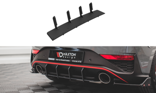 Maxton Street Pro Rear Diffuser Hyundai I30 N Hatchback Mk3 Facelift - Red