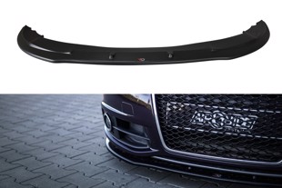 Maxton Front Splitter Audi A6 S-Line C6 Fl  - Gloss Black