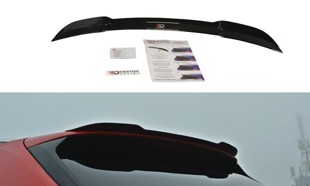 Maxton Spoiler Cap Audi S4 / A4 S-Line B9 Avant - Gloss Black