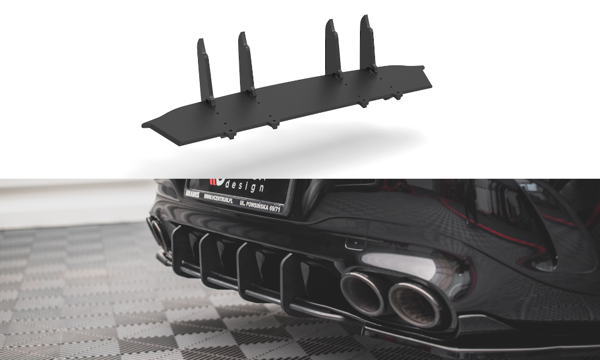 Maxton Street Pro Rear Diffuser Mercedes-Amg Cla 35 / 45 Aero C118 - Black