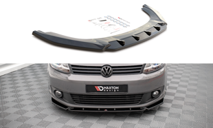 Maxton Front Splitter Volkswagen Caddy Mk3 Facelift - Gloss Black