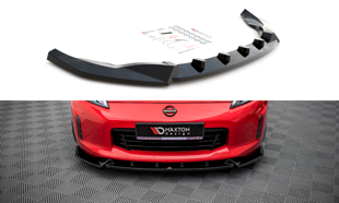 Maxton Front Splitter V.3 Nissan 370Z Facelift - Gloss Black