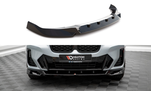 Maxton Front Splitter V.2 BMW X4 M-Pack G02 Facelift - Gloss Black