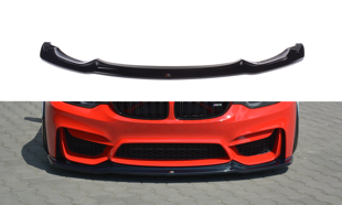 Maxton Front Splitter V.1 BMW M3 F80  - Gloss Black