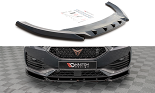 Maxton Front Splitter V.3 Cupra Leon - Gloss Black