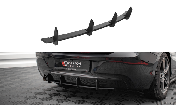 Maxton Street Pro Rear Diffuser BMW 1 F20 - Black
