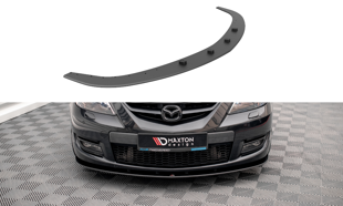 Maxton Street Pro Front Splitter Mazda 3 Mps Mk1 - Black-Red