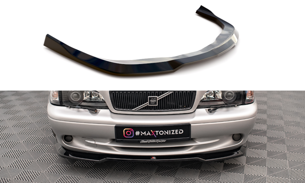 Maxton Front Splitter V.2 Volvo C70 Mk1 - Gloss Black