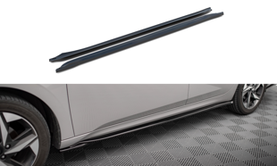Maxton Side Skirts Diffusers Hyundai Elantra Mk7 - Gloss Black