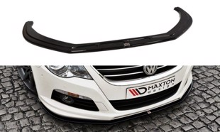 Maxton Front Splitter VW Passat Cc R36 Rline (Preface) - Gloss Black