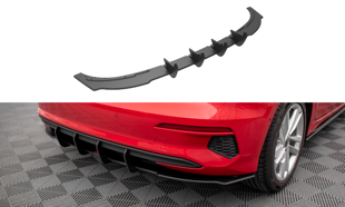 Maxton Street Pro Rear Diffuser Audi A3 Sportback 8Y - Black-Red