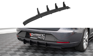 Maxton Street Pro Rear Diffuser Seat Leon Fr Sportstourer Mk3 - Black-Red