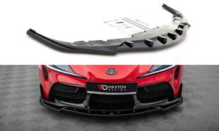 Maxton Front Splitter V.4 Toyota Supra Mk5 - Gloss Black