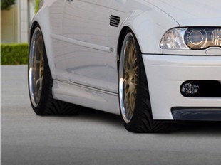 Maxton Side Skirts BMW 3 E46 Coupe & Cabrio < M3 Look >