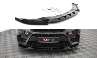 Maxton Front Splitter V.1 BMW X5 M F15 - Gloss Black
