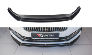 Maxton Front Splitter V.3 Skoda Superb Mk3 Fl - Gloss Black
