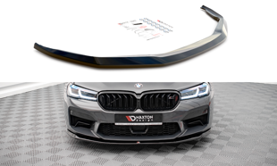 Maxton Front Splitter V.3 BMW M5 F90 Facelift - Gloss Black
