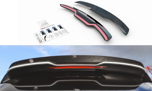 Maxton Spoiler Cap V.2 Audi RS3 8V / 8V Fl Sportback - Gloss Black