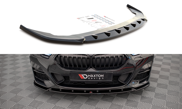 Maxton Front Splitter V.2 BMW 2 Gran Coupe M-Pack / M235I F44 - Gloss Black