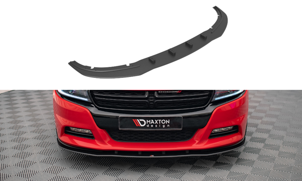 Maxton Street Pro Front Splitter Dodge Charger Rt Mk7 Facelift - Black