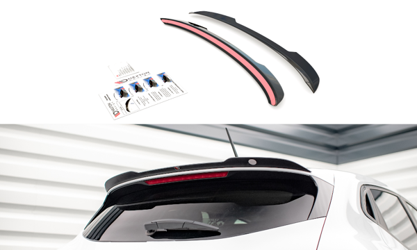 Maxton Spoiler Cap Renault Clio Mk5 - Gloss Black
