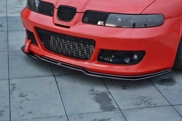 Maxton Front Splitter V.1 Seat Leon Mk1 Cupra - Gloss Black