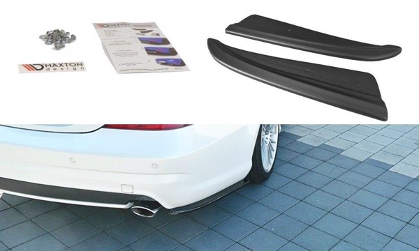 Maxton Rear Side Splitters Mercedes Cls C219 55Amg - Gloss Black