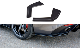 Maxton Rear Side Splitters Alfa Romeo Giulia Veloce  - Gloss Black