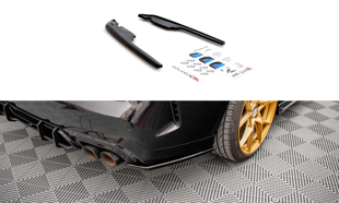 Maxton Rear Side Splitters BMW M235I Gran Coupe F44 - Gloss Black