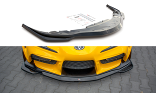 Maxton Front Splitter V.1 Toyota Supra Mk5 - Gloss Black